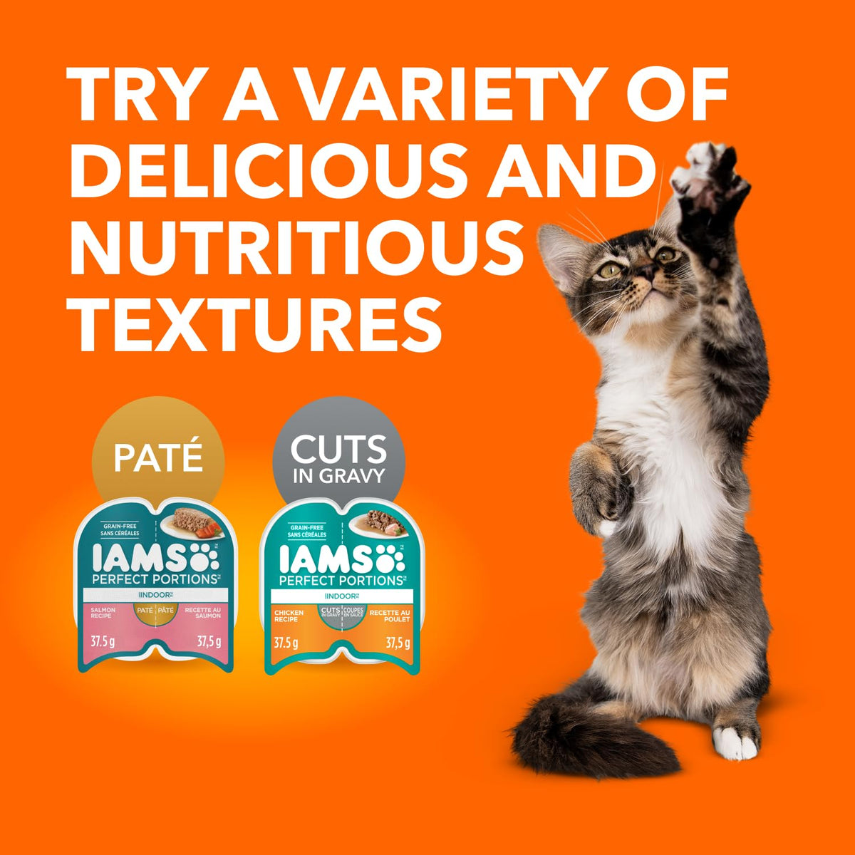IAMS Perfect PORTIONS Adult Wet Cat Food, Chicken Flavour, 75g (24 Pack)