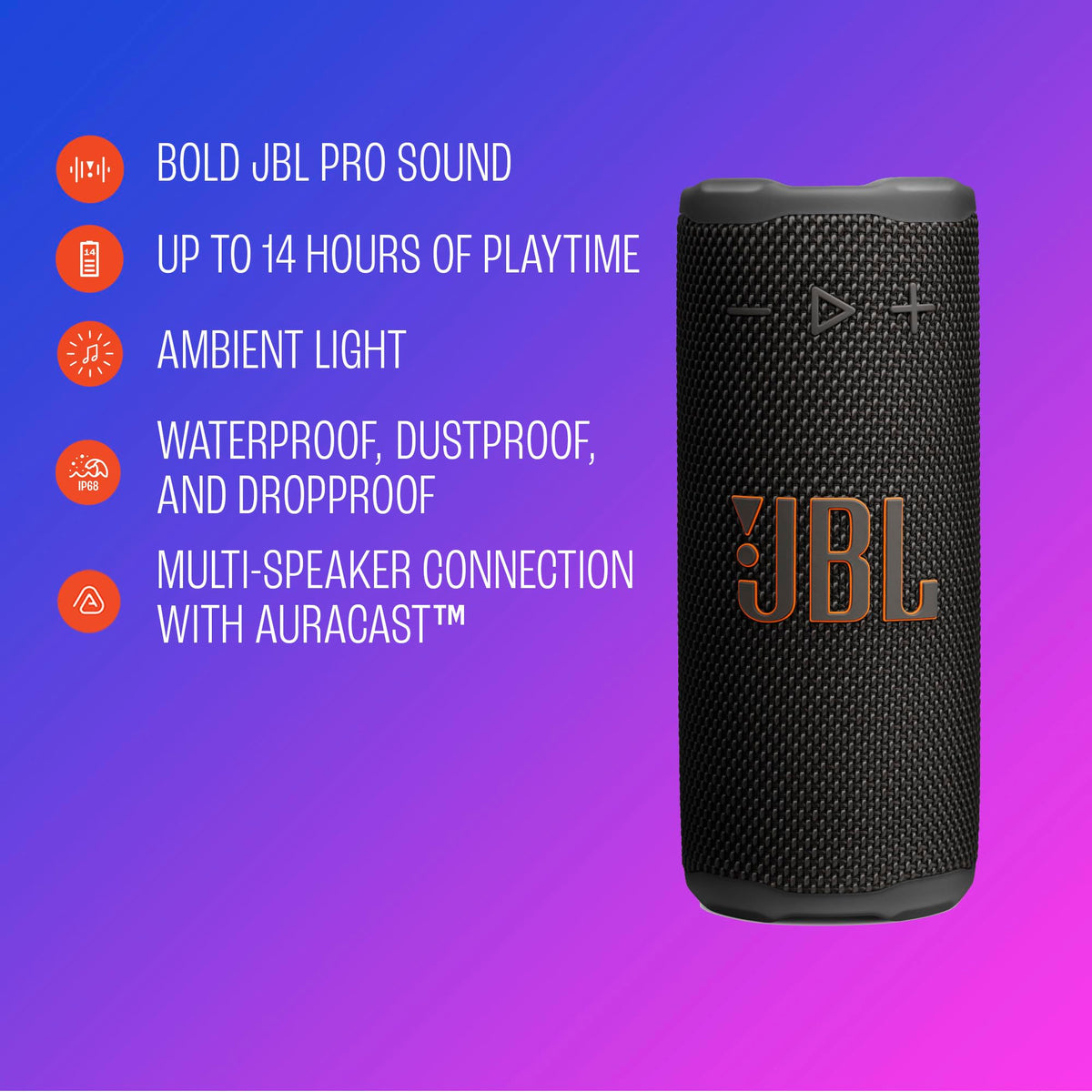 JBL Grip - Compact Bluetooth Speaker - Blue