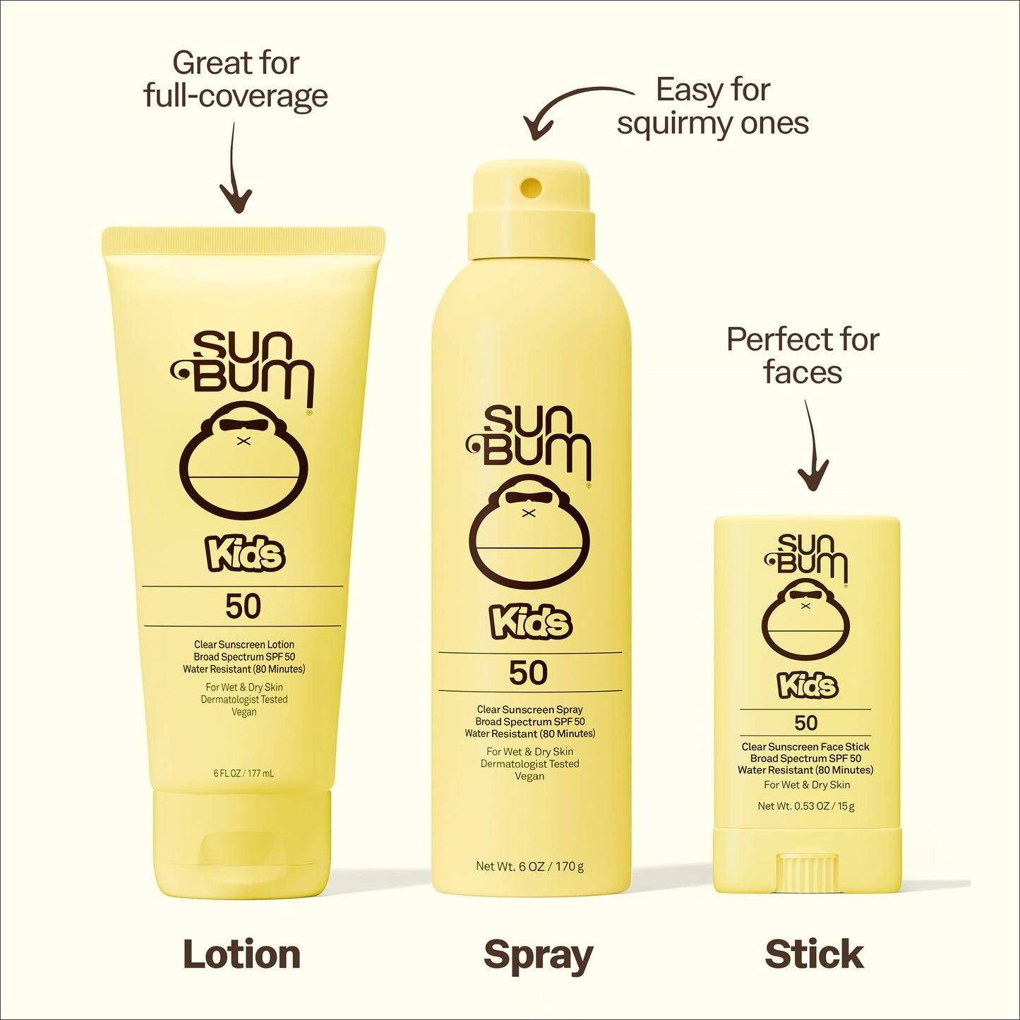 Sun Bum Kids SPF 50 Sunscreen Spray - Available at All In One Marketplace Canada