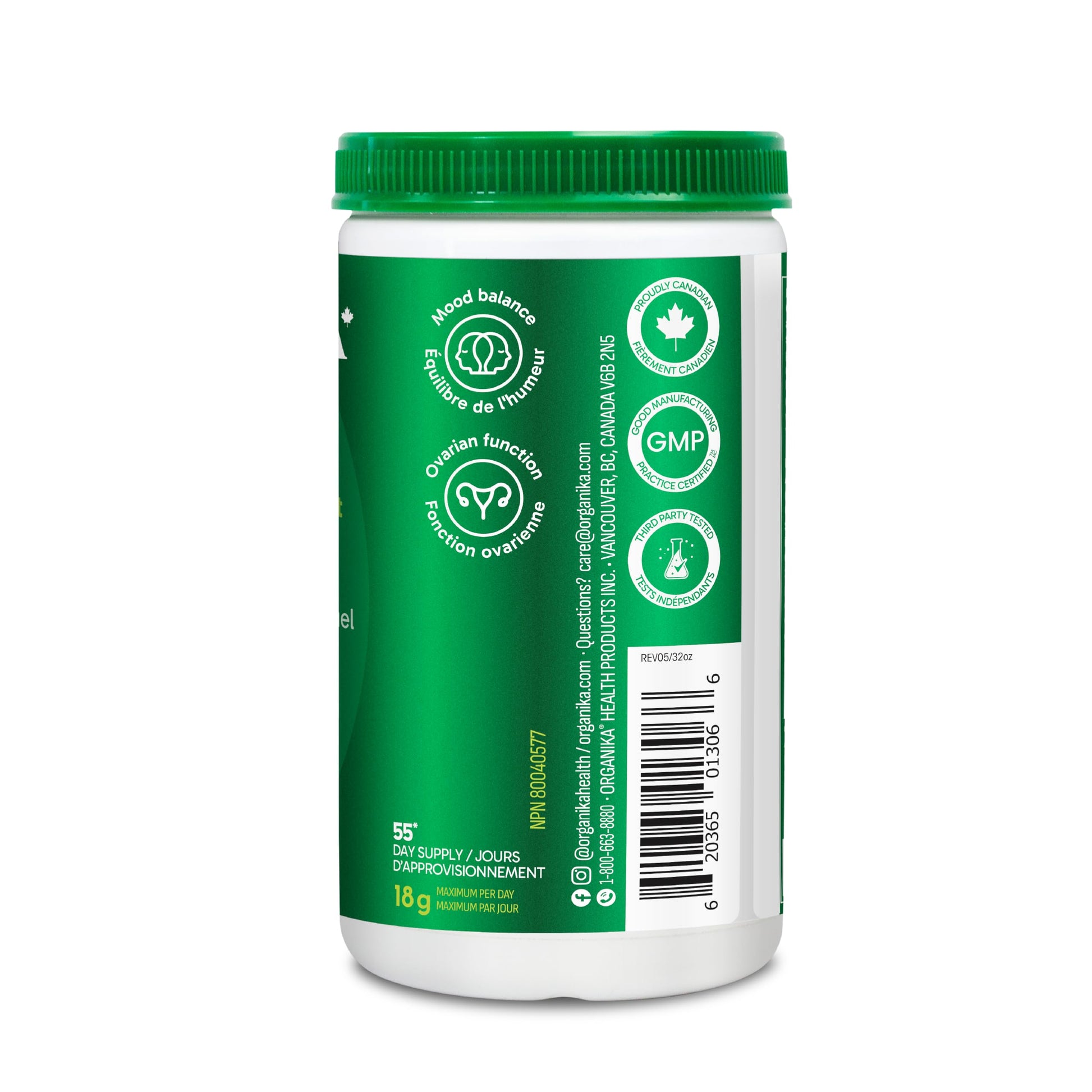 Organika Canadian-Made Inositol (Myo-Inositol)- Cellular Response, Mood Balance, Insulin Support- 500g Organika