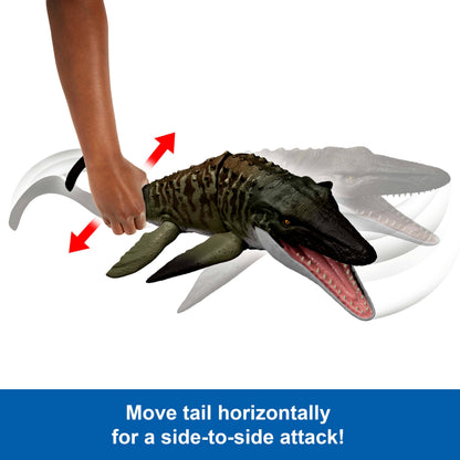 Mattel Jurassic World Rebirth Bite N Blast Mosasaurus & Mini Dinosaur Mattel