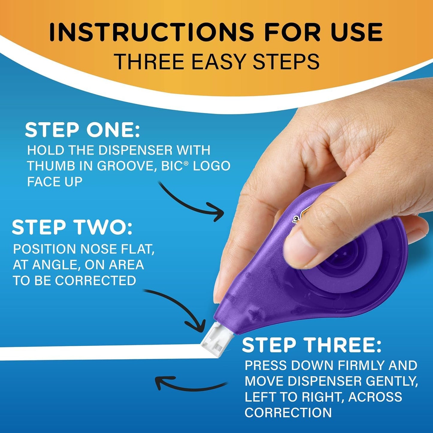 BIC Wite-Out Brand EZ Correct Correction Tape, 39.3 Feet, 18-Count Pack of white Correction Tape, Fast, Clean and Easy to Use Tear-Resistant Tape Office or School Supplies 🍁 All In One Marketplace Canada