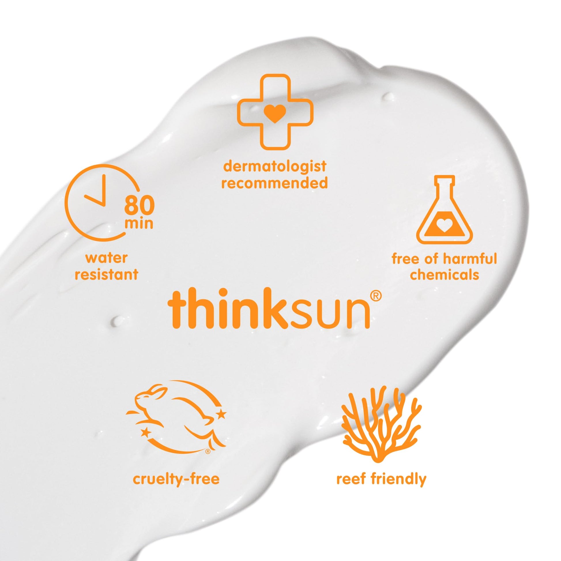 THINK Thinkbaby SPF 50+ Mineral Sunscreen for Sensitive Skin - 3 Fl Oz THINK