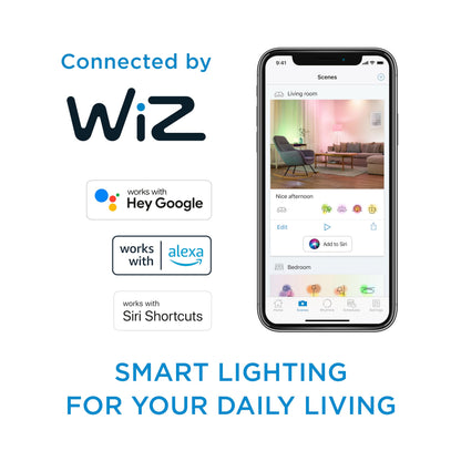 Philips Smart LED A23 E26 150W A-Line Light Bulb, Dimmable Full Color Changing & Tunable White (2200-6500K)