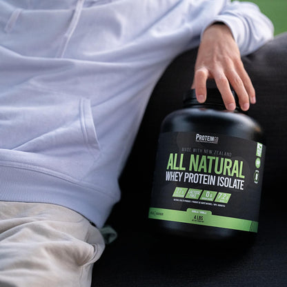 ProteinCo Pure Grass-Fed New Zealand Whey Protein Isolate Powder | 27g Protein Per Serving | 4 Lbs Unflavoured