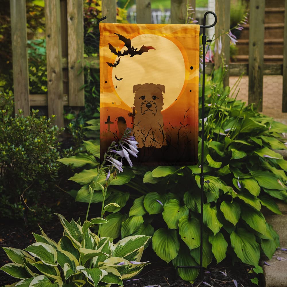 Caroline's Treasures BB4326GF Halloween Glen of Imal Tan Flag Garden Size, Small, Multicolor