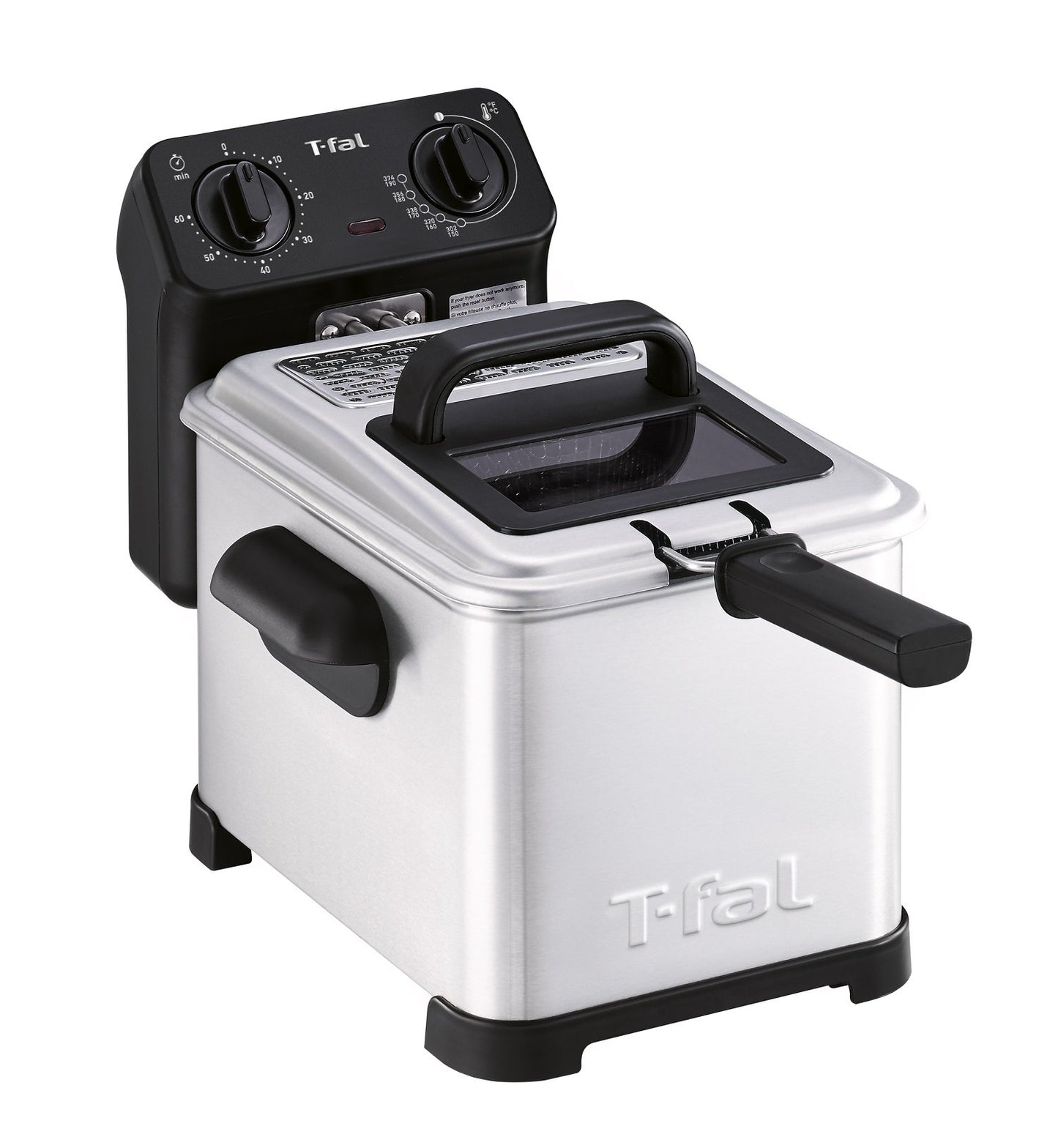 T-Fal Deep Fryer, Friteuse, single Basket Deep Fryer, Semi-Pro Deep Fryer, Stainless Steel T-Fal