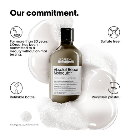 L'Oréal Professionnel Absolut Repair Molecular Shampoo, 500 mL