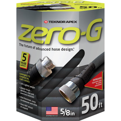 zero-G 4001-50 Lightweight, Ultra Flexible, Durable, Kink-Free Garden Hose, 5/8-Inch by 50-Feet TEKNOR APEX