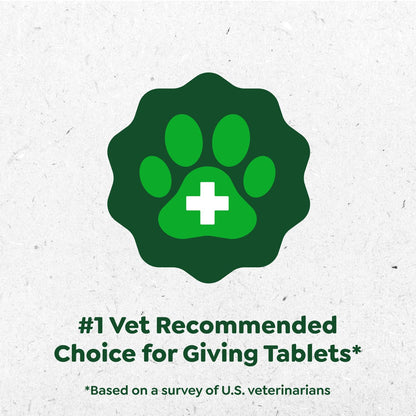 GREENIES Pill Pockets Capsule Size Natural Soft Dog Treats Chicken Flavor, (60 Treats) 15.8oz. Pack