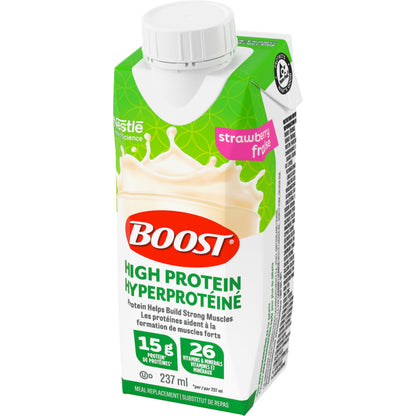 BOOST High Protein Meal Replacement Drink – Strawberry, 24 Bottles
