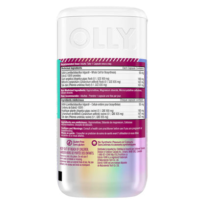 OLLY Mellow Menopause Supplement with EstroG-100, 30 Capsules