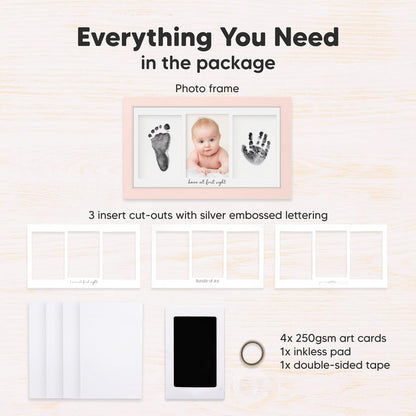 Inkless Hand and Footprint Kit, Boy Girl Newborn Keepsake (Petal Pink) 🍁 All In One Marketplace Canada