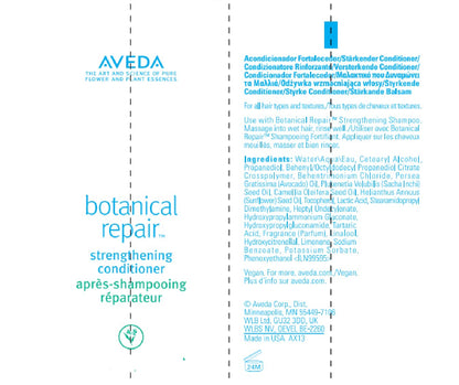 Aveda Botanical Repair Strengthening Conditioner | Instantly Detangles to Prevent Breakage | Strengthens & Repairs Damaged Hair | Builds Bonds | 98% Naturally Derived* | Silicone Free