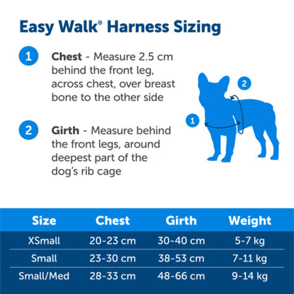 PetSafe Easy Walk Harness, No Pull Harness for Dogs, Adjustable Harness with Included Matching Lead Black Medium 🍁 All In One Marketplace Canada