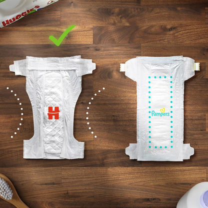 Huggies Size 3 Diapers, Little Movers Baby Diapers, Size 3 (16-28 lbs), 76 Count 🍁 All In One Marketplace Canada