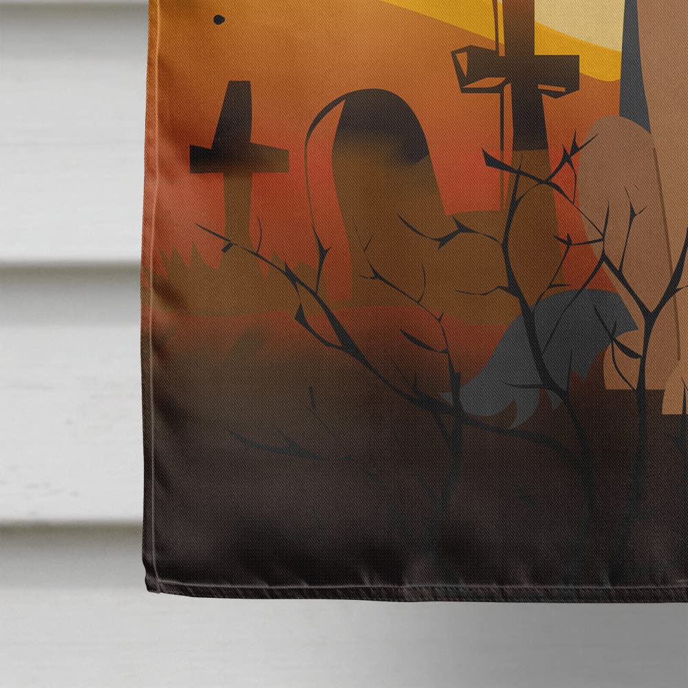Drapeau de maison en toile Caroline's Treasures BB4333CHF Halloween Berger Allemand, Grand, Multicolore