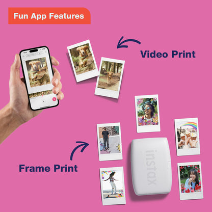 Fujifilm Instax Mini Link 3 Smartphone Printer - Clay White 🍁 All In One Marketplace Canada