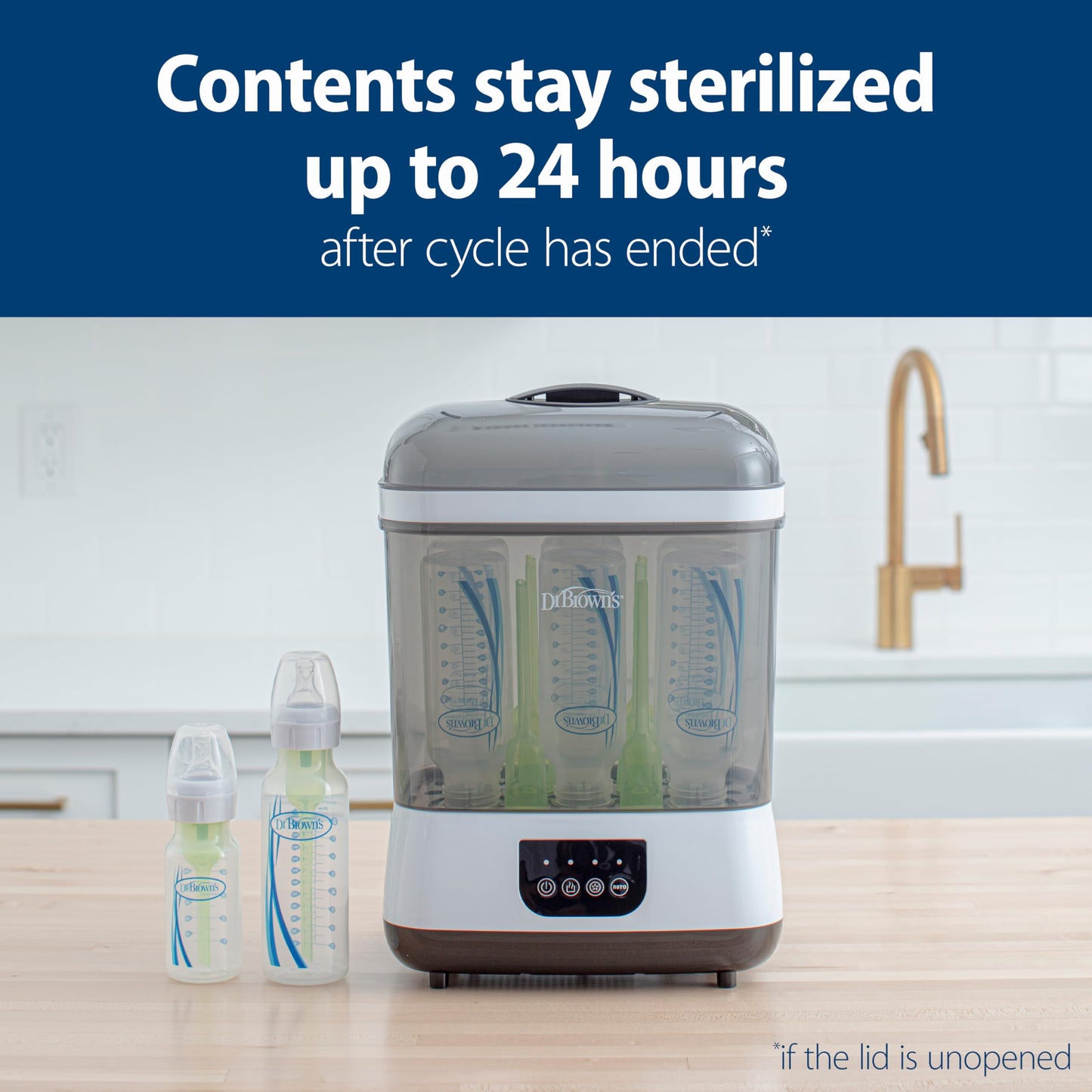 Dr. Brown’s All-in-One Sterilizer and Dryer for Baby Bottles, Parts & Other Newborn Essentials