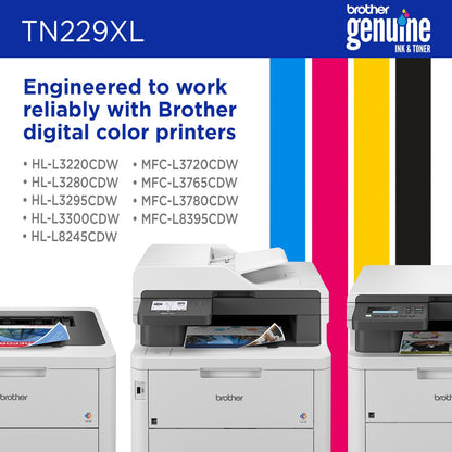 Brother Original TN229XLM High-Yield Magenta Toner Cartridge, Higher Yield for Value, Original Toner Replacement cartridges, Toner for Brother Laser Printers HL-L3220CDW, MFC-L3720CDW, and More 🍁 All In One Marketplace Canada