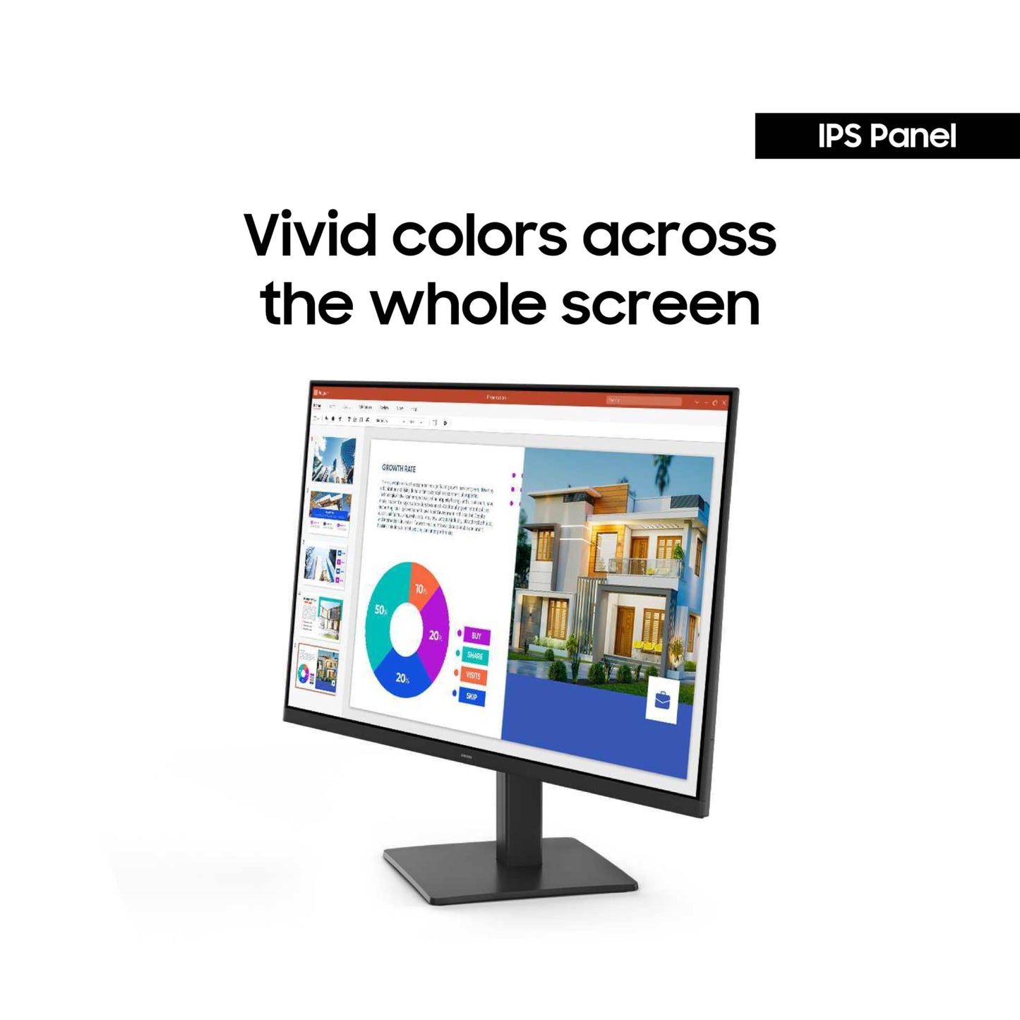 Samsung 27-inch FHD Flat Screen IPS Panel 5ms Monitor with 120 Hz Refresh Rate, Game Picture Mode & Super Slim Design (LS27F320GANXZA) - [Canada Version]