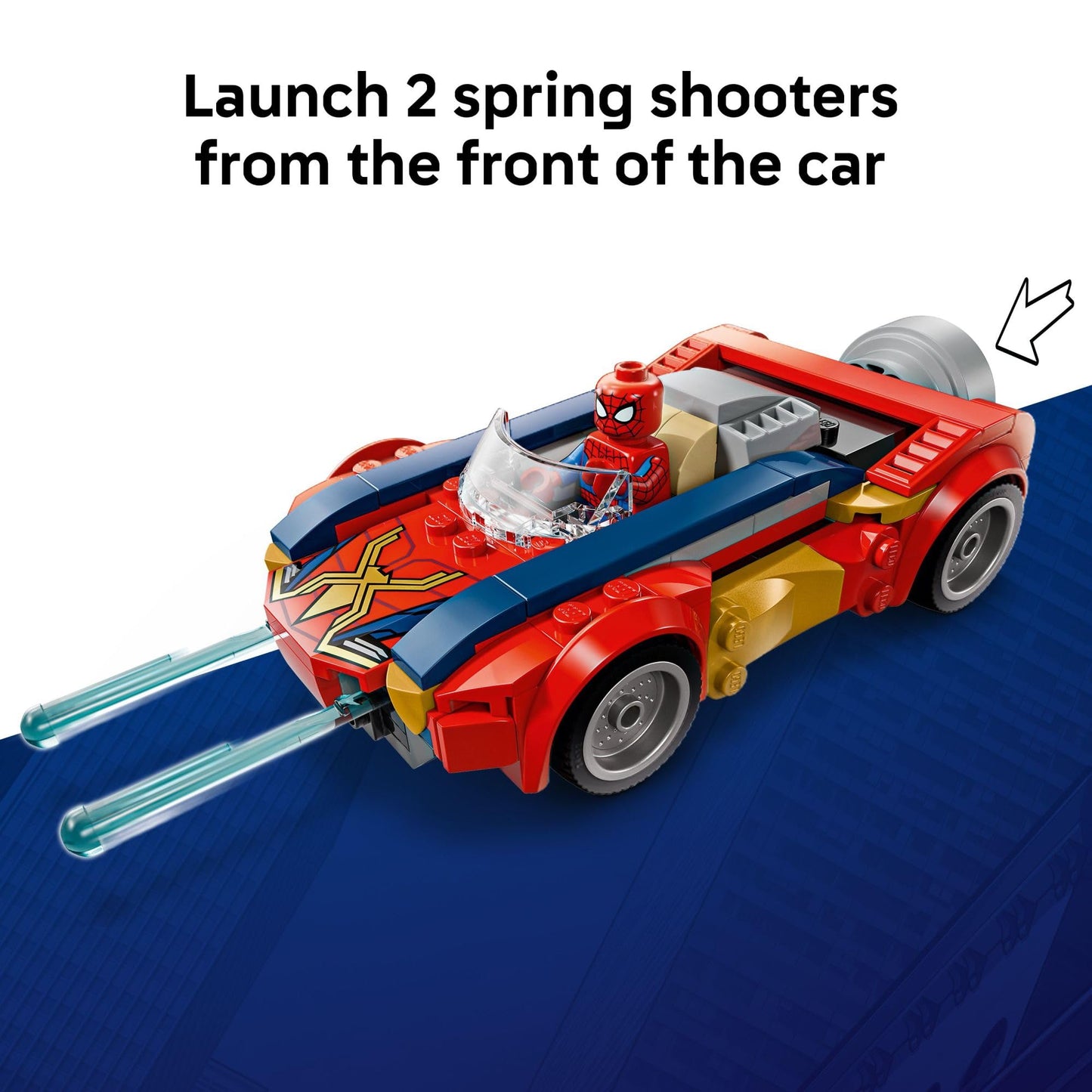 LEGO Marvel Spider-Man Car vs. Venomized Wolverine Building Toy for Boys & Girls - Super Hero & Villain Playset W/2 Marvel Minifigures - Gift Idea for Birthdays - Ages 7+ - 76336