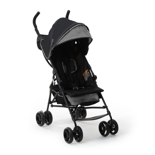 Summer Infant, 3D Mini Convenience Stroller Lightweight Stroller with Compact Fold MultiPosition Recline Canopy with Pop Out Sun Visor and More Umbrella Stroller for Travel and More, Gray