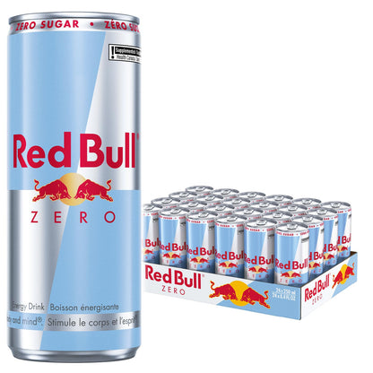 Red Bull Energy Drink, Zero, 250ml (24 pack) Red Bull