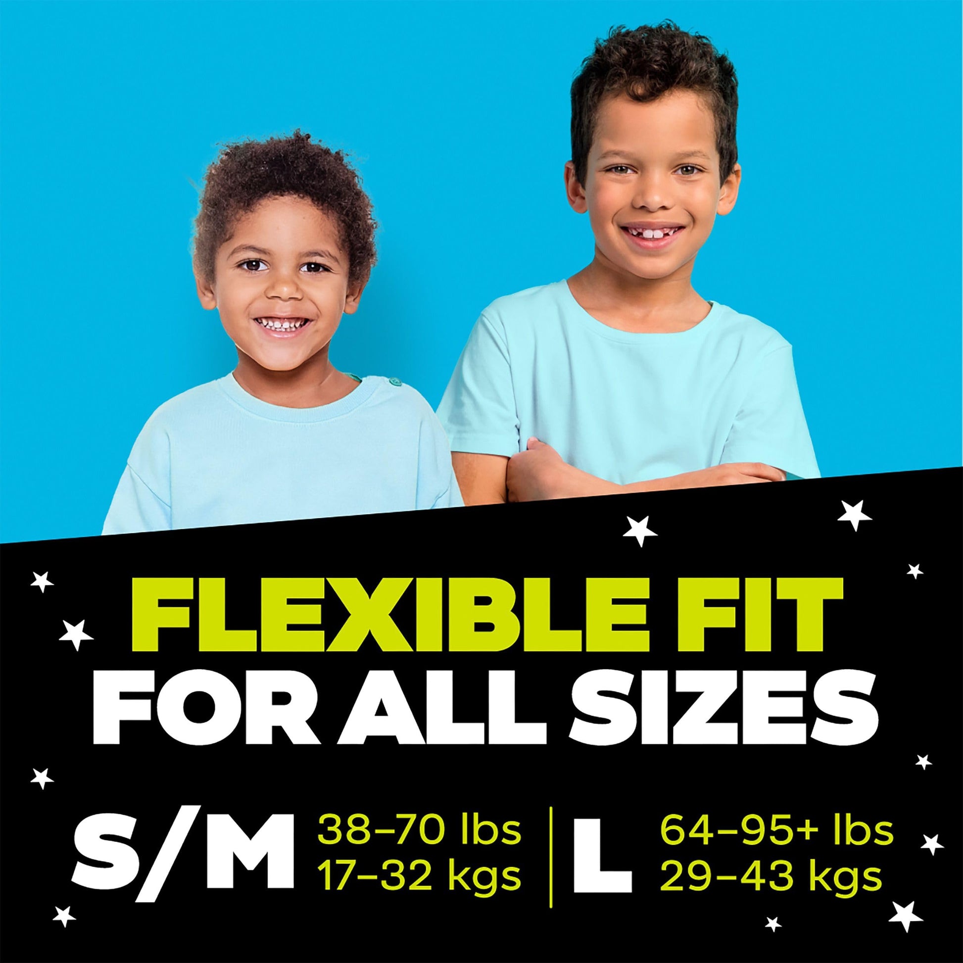 Ninjamas Pampers Nighttime Bedwetting Underwear Boys Size L (29-43+ kg) 34 Count (Packaging & Prints May Vary)