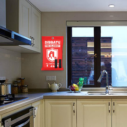 Fire Blanket for Home and Kitchen,Emergency for Small Fire,Reused,Easy Use - Available at All In One Marketplace Canada