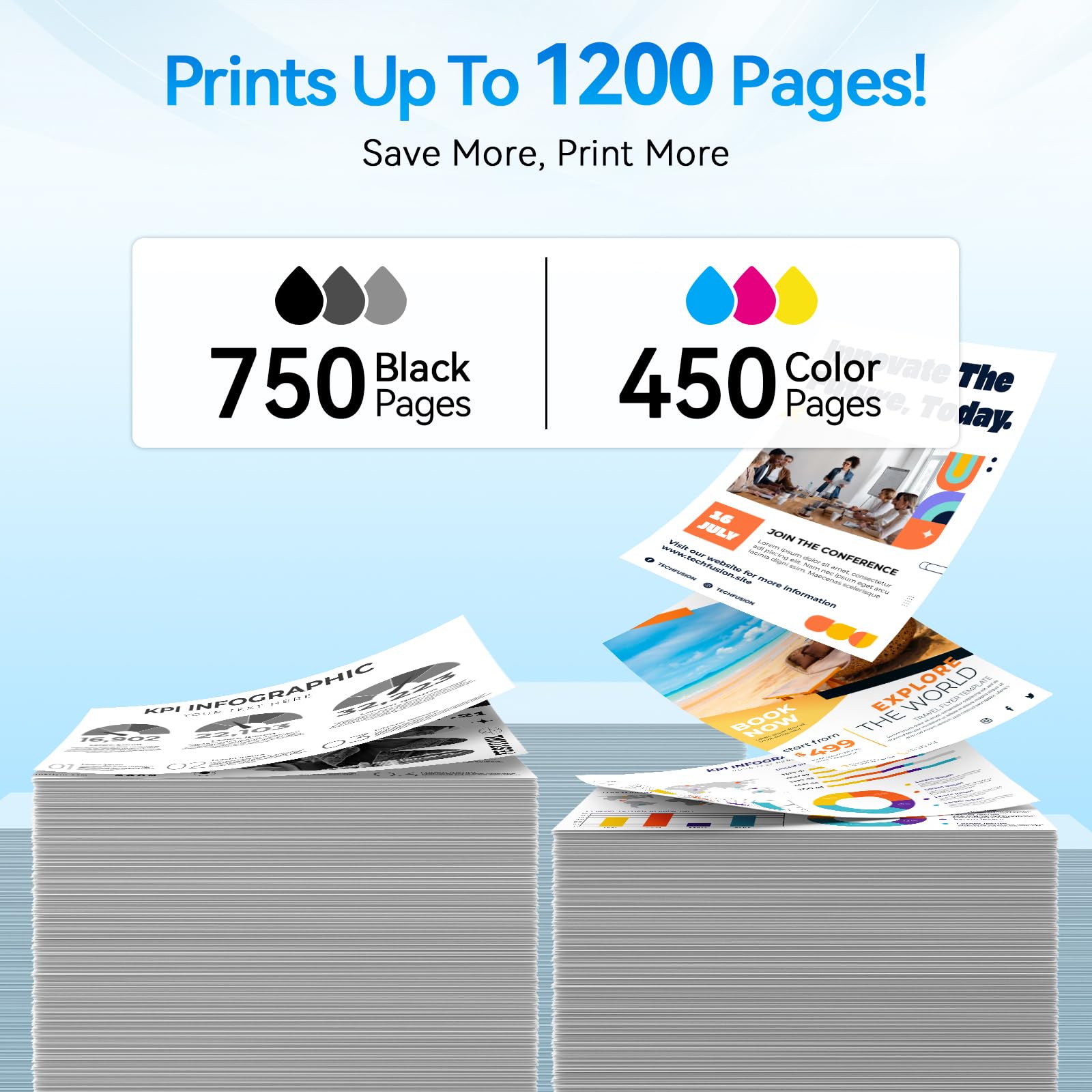 61XL Ink Cartridge Black Colour Compatible for HP 61 Ink Cartridge Compatible for HP Envy 4500 Ink fit for Envy 4500 5530 5534 5535 DeskJet 1000 1010 2540 2541 3050 OfficeJet 4630 4635 2620 Printer - Available at All In One Marketplace Canada