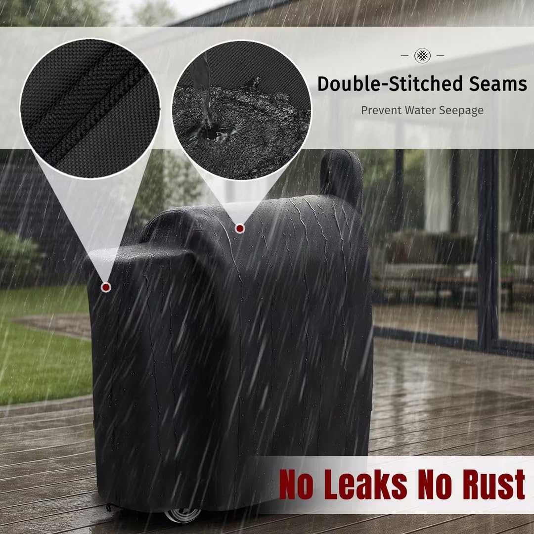 SHINESTAR Upgraded Grill Cover for Traeger Pro Series 575/22, Sturdy & Waterproof, Special Zipper Design, Easy to Put On and Take Off SHINESTAR