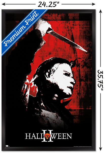 Halloween II - Affiche Murale Rouge