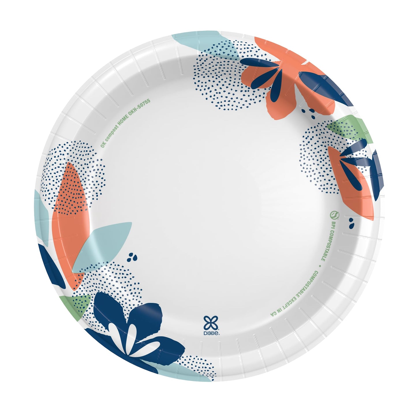 Dixie Large Paper Plates, 10 Inch, 150 Count, 2X Stronger, Microwave-Safe, Soak-Proof, Cut Resistant, Disposable Plates for Everyday Breakfast, Lunch, & Dinner Meals Dixie