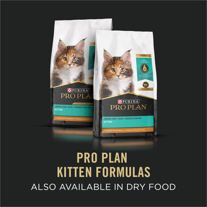 Purina Pro Plan Wet Kitten Food, Salmon & Ocean Fish Entree - 85 g Can (24 Pack) 🍁 All In One Marketplace Canada