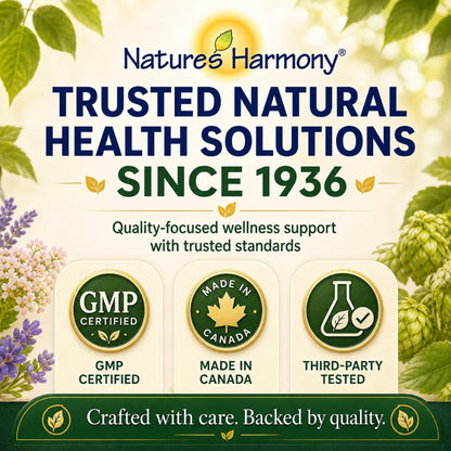 Nature’s Harmony Stomach Ease – Herbal Laxative for Digestive Comfort & Bowel Regularity – Senna, Cascara & Peppermint – 250 Tablets 🍁 All In One Marketplace Canada