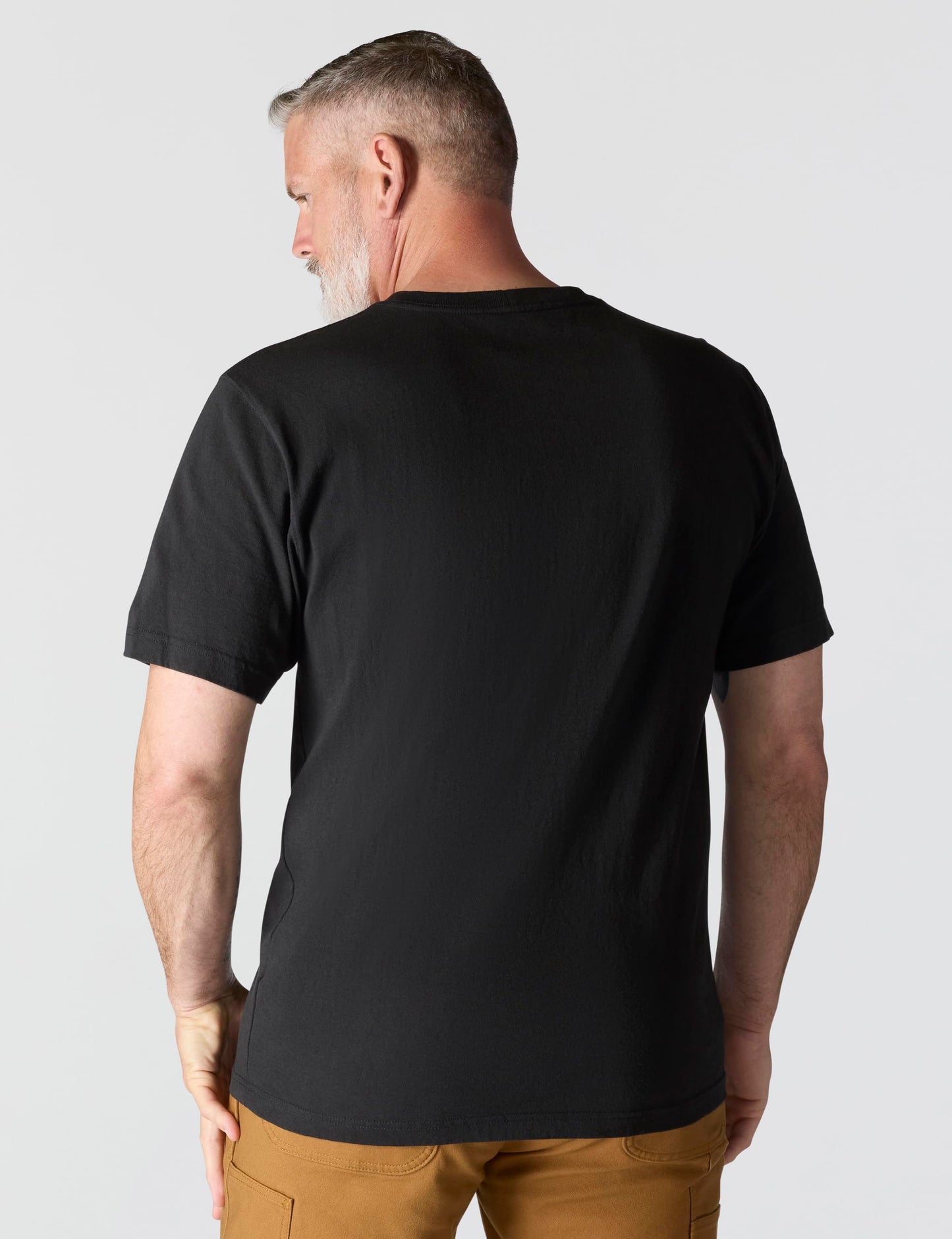 Carhartt Men's K87 Workwear Short Sleeve T-Shirt (Regular and Big & Tall Sizes), Black, 3XL (Reg)