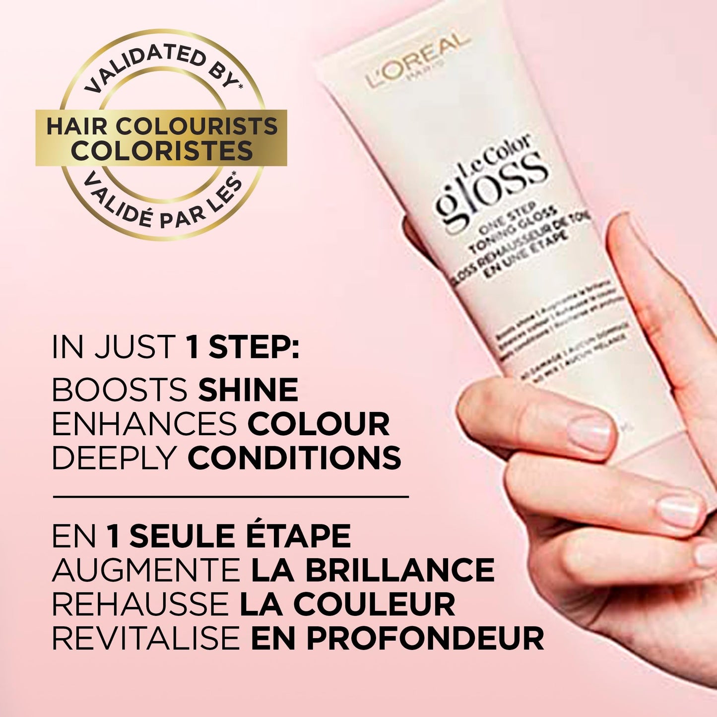L'Oreal Paris Le Color Gloss One Step Toning Hair Gloss Treatment, Platinum Pearl, Enhance Your Shine with this Semi Permanent Hair color, 1 Kit 🍁 All In One Marketplace Canada