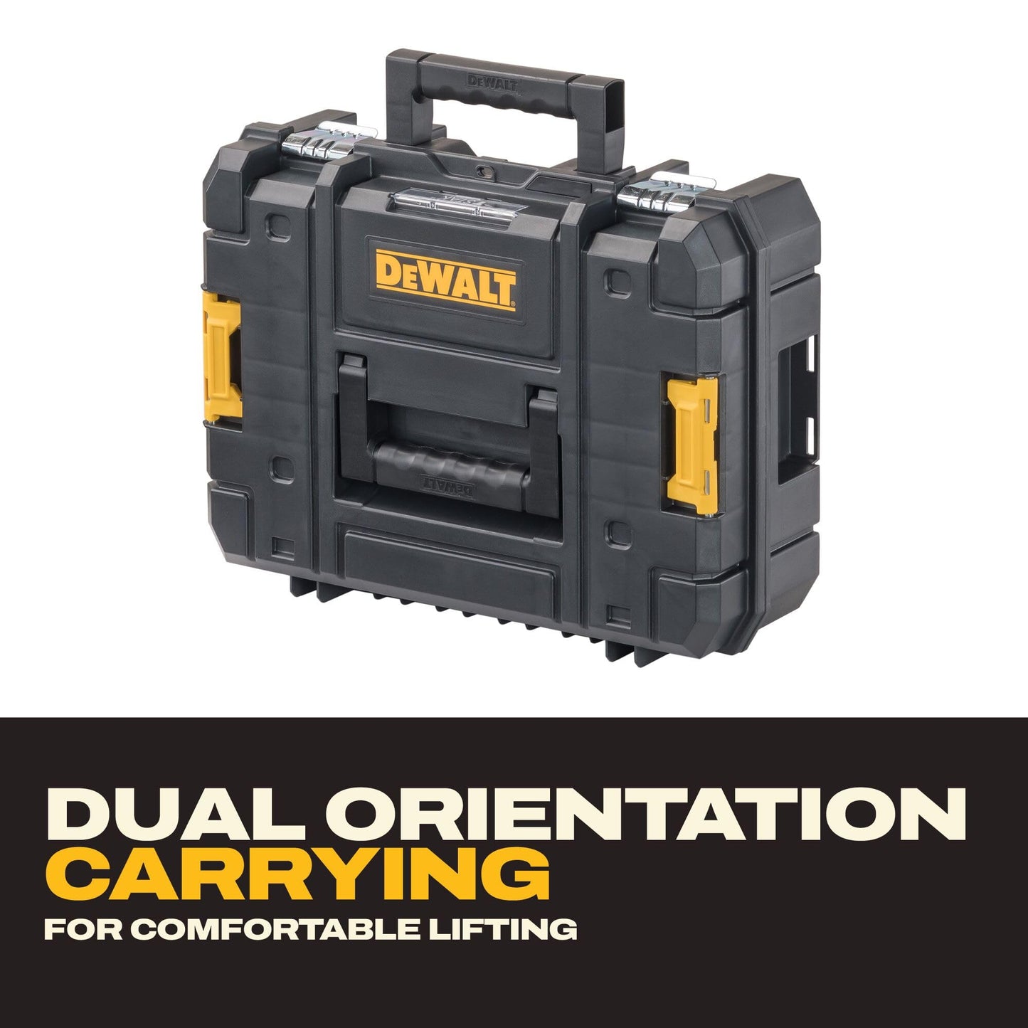 DEWALT Tool Box, TSTAK II, Flat Top (DWST17807) , Black