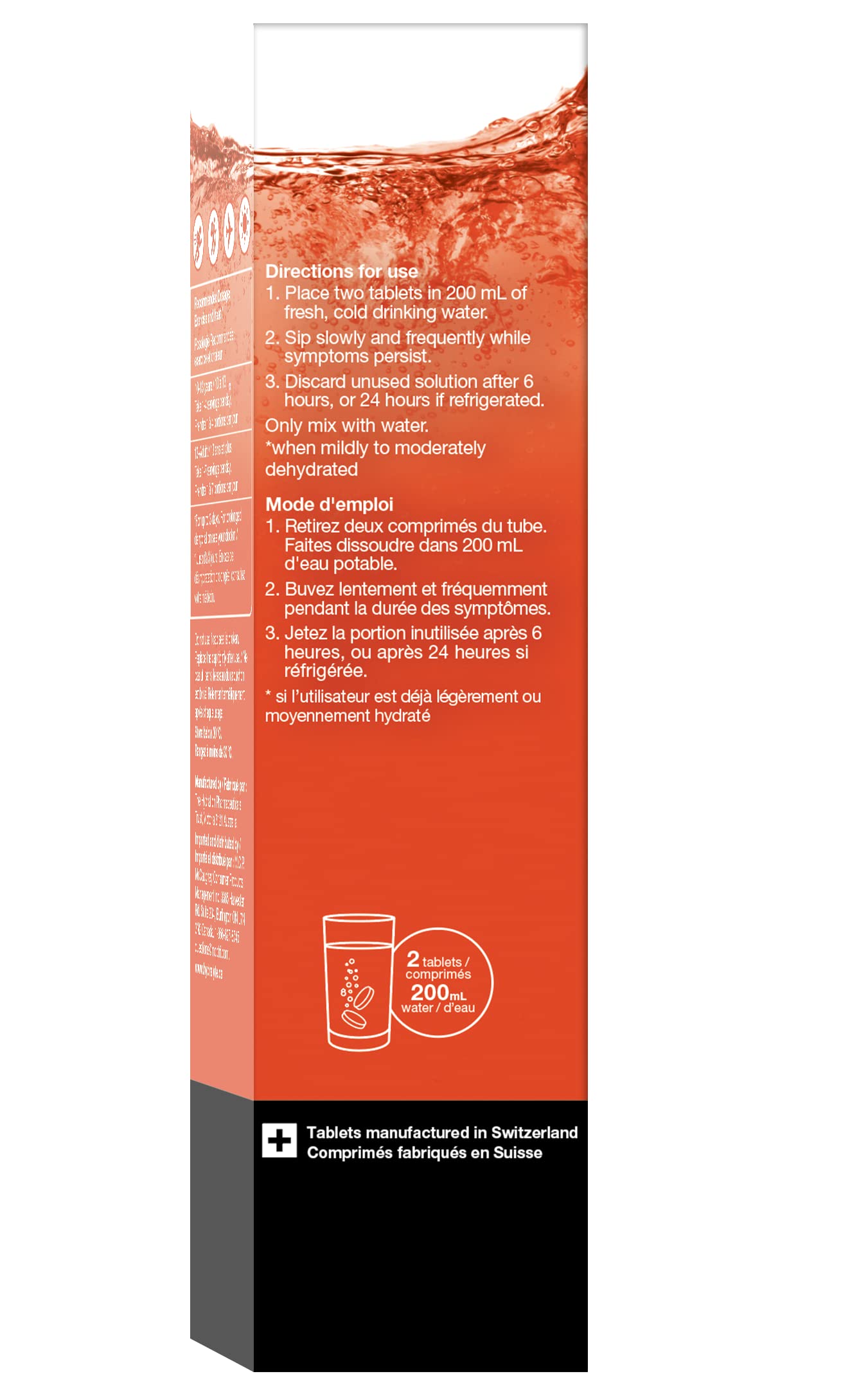 Hydralyte Electrolyte Tablets | Blood Orange Flavored Electrolytes | Pre-Workout and Post-Workout Hydration Solution to Enhance Performance and Maximize Recovery | (2 Tablets per Serving, 40 Count) - Available at All In One Marketplace Canada
