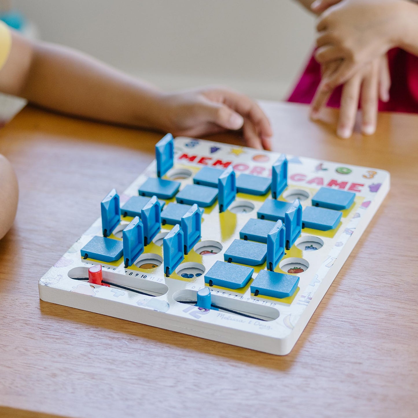 Melissa & Doug Flip-to-Win Portable Wooden Travel Memory Game 🍁 All In One Marketplace Canada
