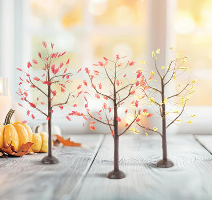 Department 56 Village Collection Accessories Halloween Harvest September Oak Tree Figurine Set, 11 Inch, Multicolor