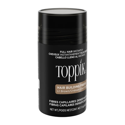 TOPPIK Hair Building Fibers,12 g, Fill In Fine or Thinning Hair, Instantly Thicker Looking, Multiple Shades for Men & Women