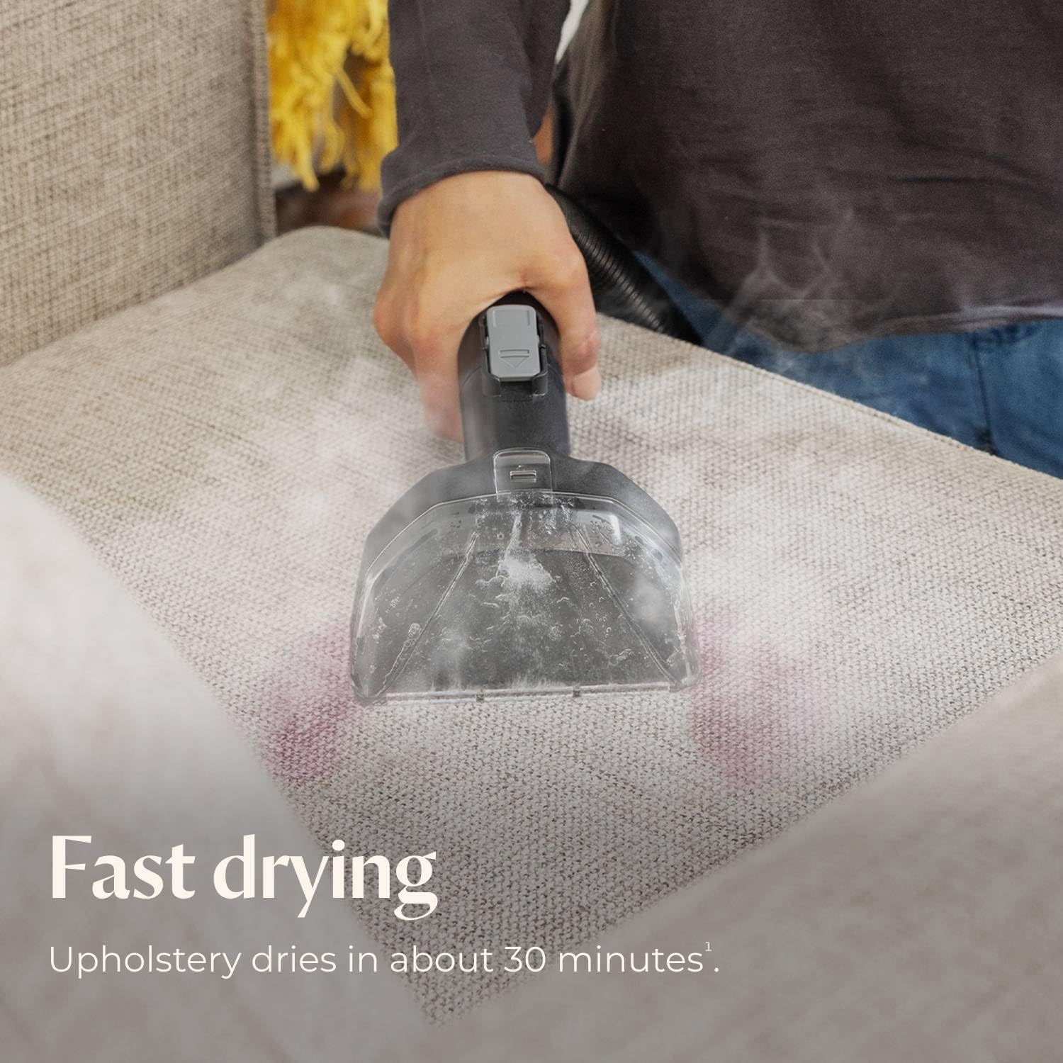 BISSELL Little Green HydroSteam Portable Carpet and Upholstery Cleaner, Car Auto Detailer, 3 Cleaning Modes, Steam plus OXY Removes Oily Stains, Fast 3025-Min Dry Time, Dual Tank 64oz, 3618B - Available at All In One Marketplace Canada