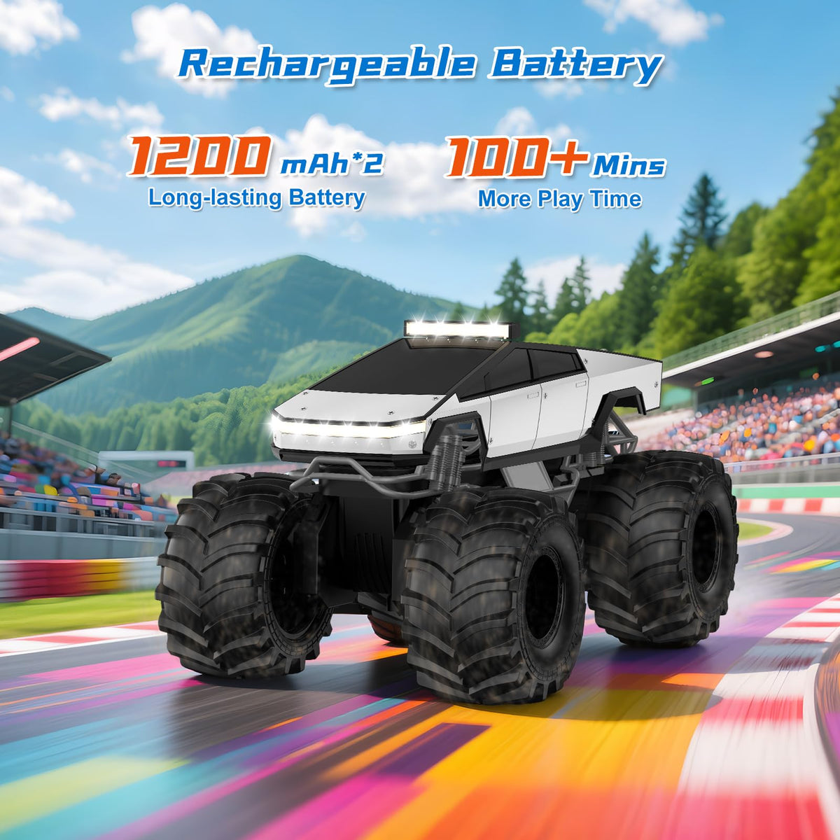 Amphibious Remote Control Car, 1:18 Monster Truck Toys for Boys RC Cars 🍁 All In One Marketplace Canada