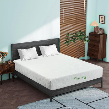 ViscoLogic Made in Canada 6 Inch Twin Mattress, Cool Gel Infused Foam, Medium Firm Support & Pressure Relief, Mattress in a Box, CertiPUR-US®, Twin Size