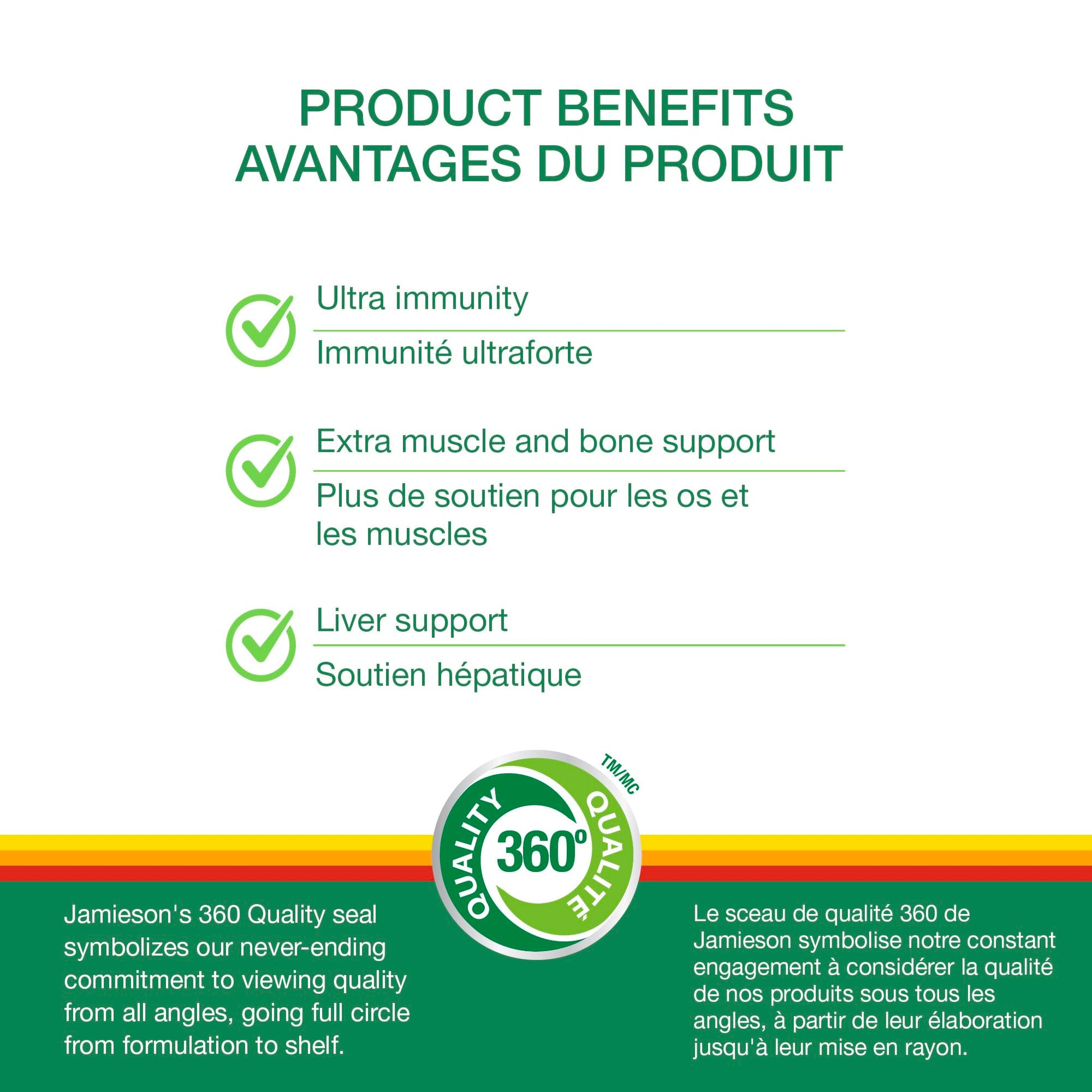 Jamieson 100% Complete Multivitamin Max Strength, with Higher Concentrations of Vitamin B, Vitamin C, and Vitamin D. Supports Immunity, Energy, and Overall Health, Gluten-Free, One Per Day, 115 Caplets - Available at All In One Marketplace Canada
