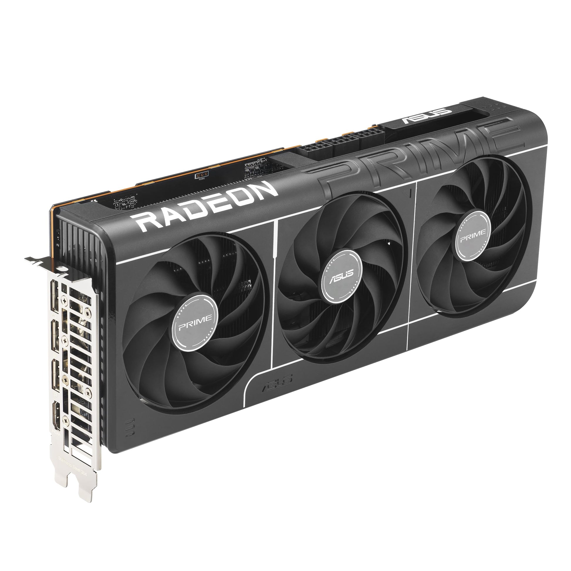 ASUS Prime Radeon™ RX 9070 XT OC Edition Graphics Card (PCIe 5.0, HDMI/DP 2.1, 2.5-Slot Design, axial-tech Fans, Dual Ball Fan Bearings, Dual BIOS, ASUS GPU Guard) Asus