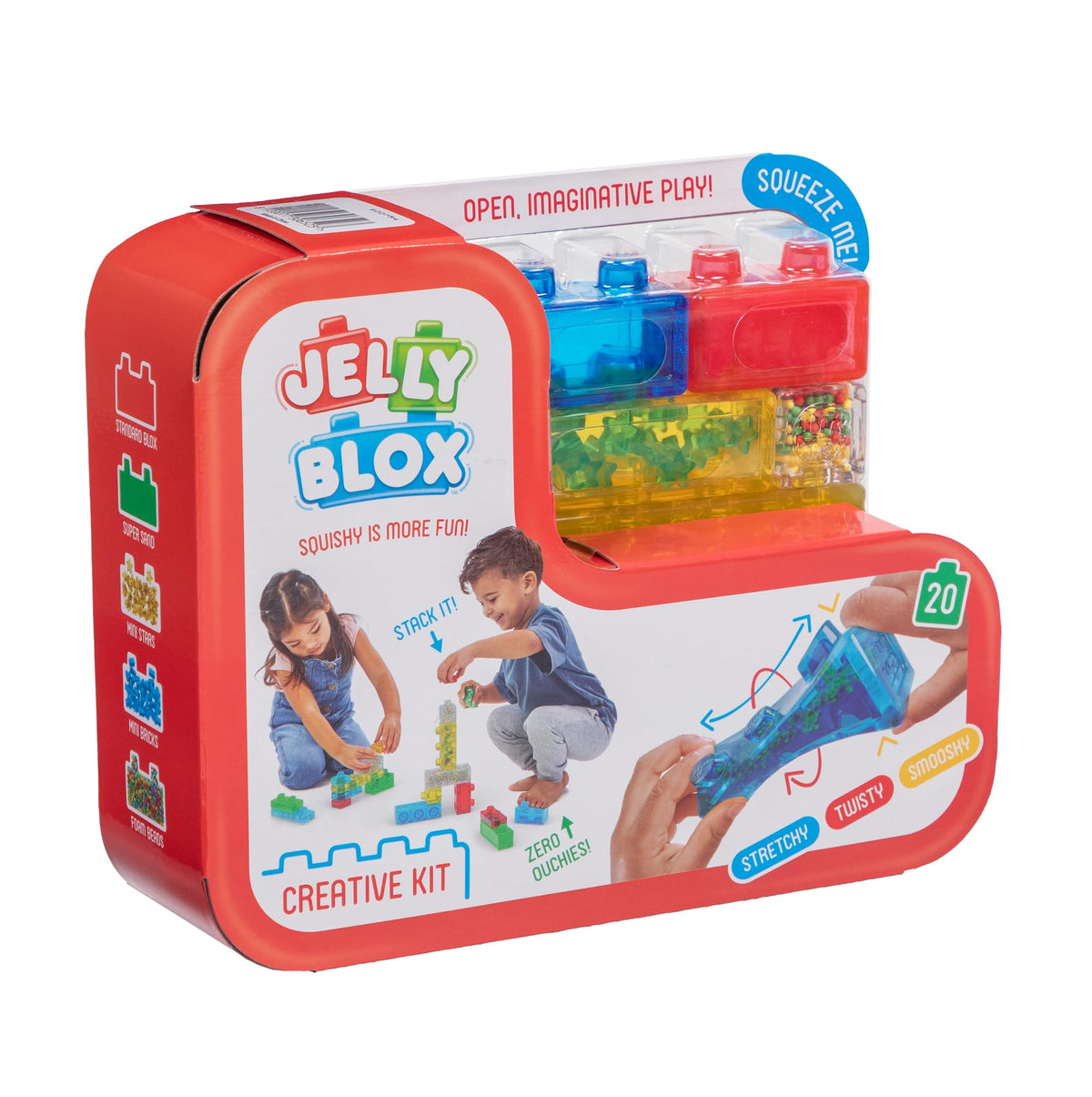 Jelly Blox Creative Kit | Includes 20 Blocks | Toddler & Preschool