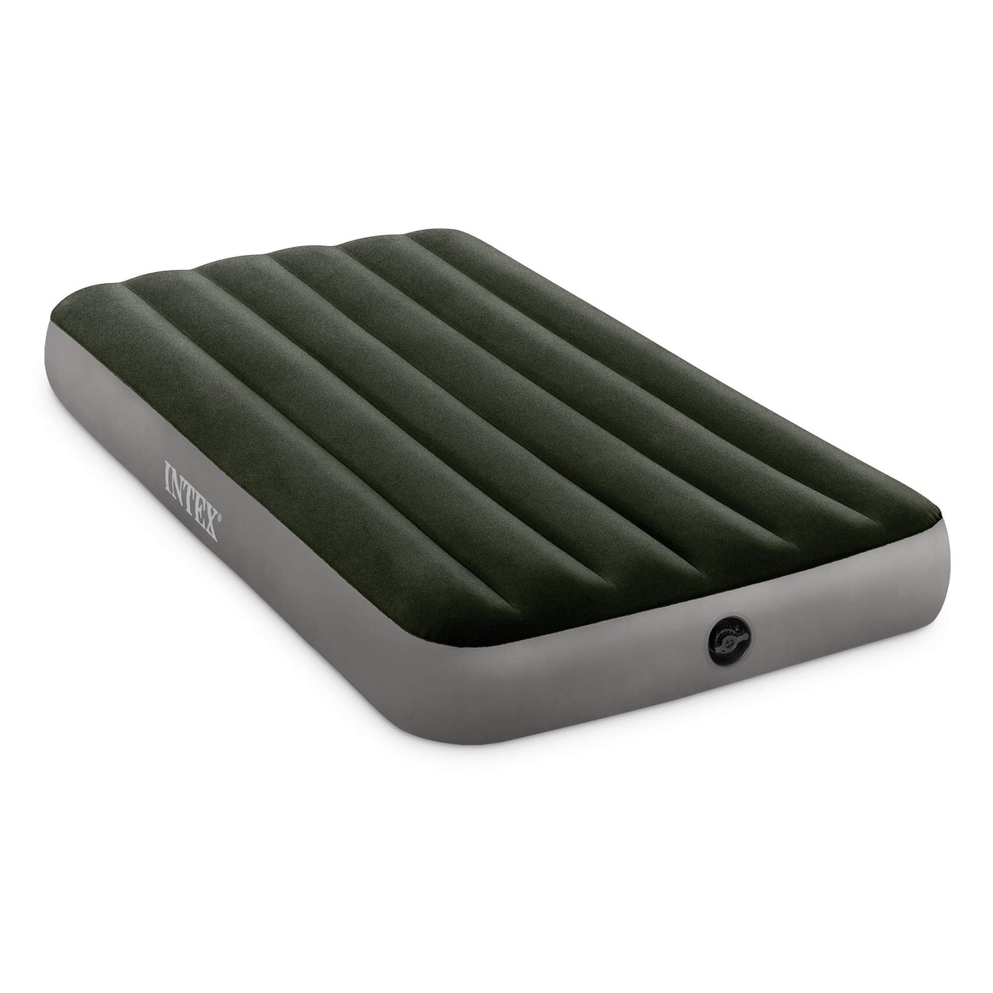 INTEX 64777E Dura-Beam Standard Prestige Air Mattress: Fiber-Tech – Twin Size – 10in Bed Height – 600lb Weight Capacity – Pump Included 🍁 All In One Marketplace Canada